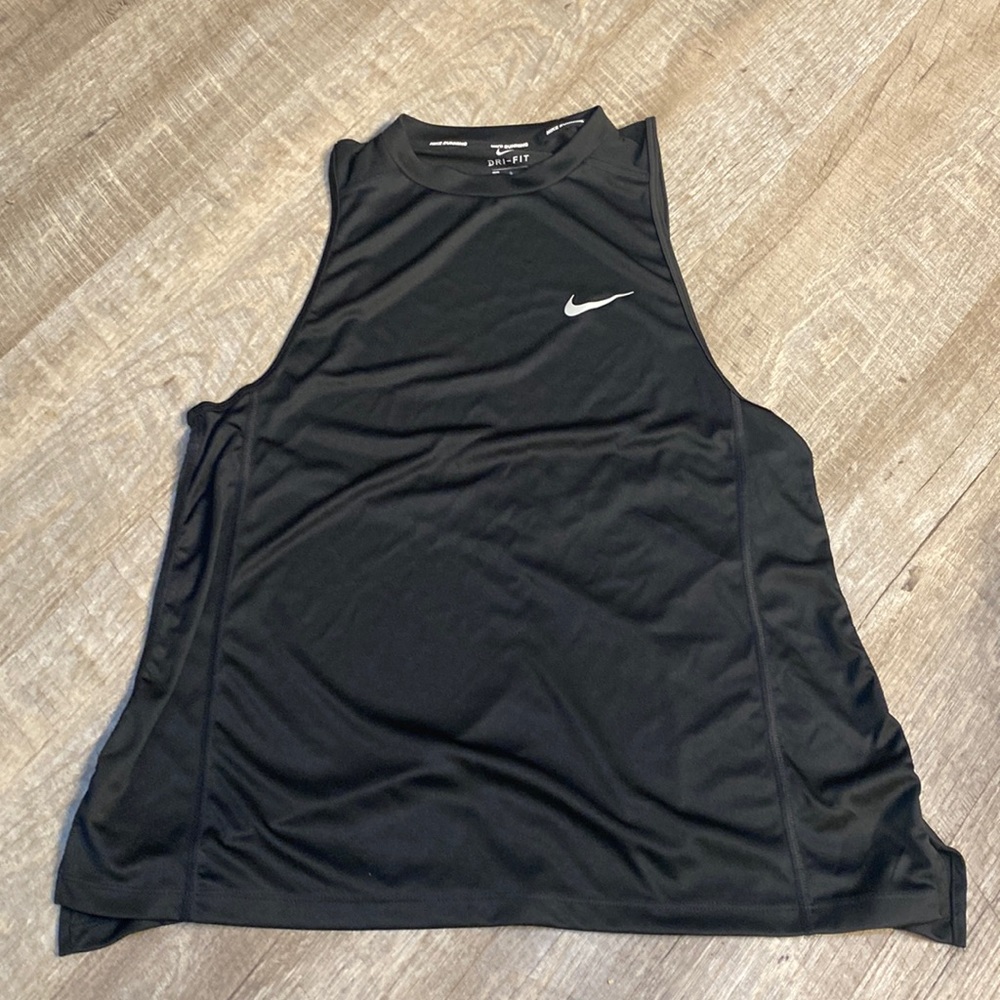 Nike Running Dri Dry Fit tank top black Large L